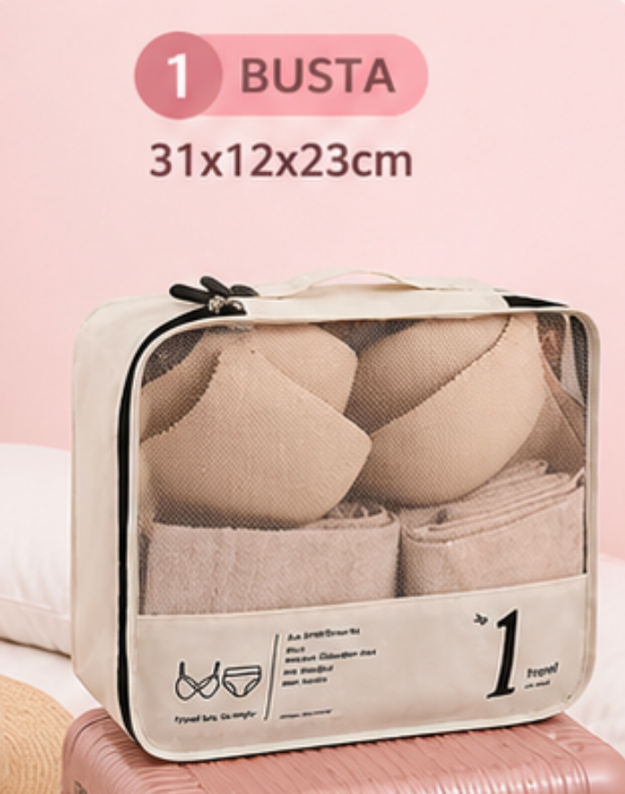 Organizzatori per Valigia - 7 pezzi