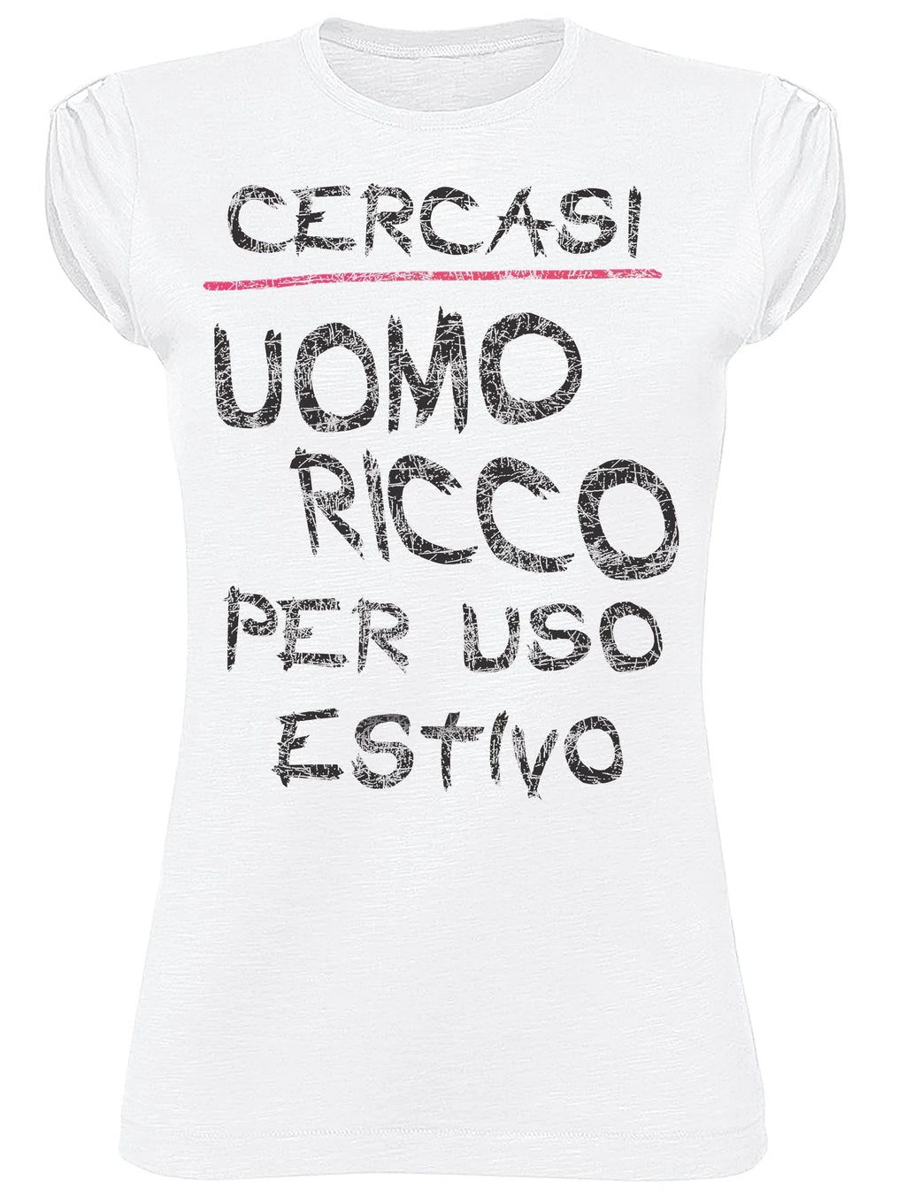 T-shirt Donna STREET STYLE Cotone Bio Slub