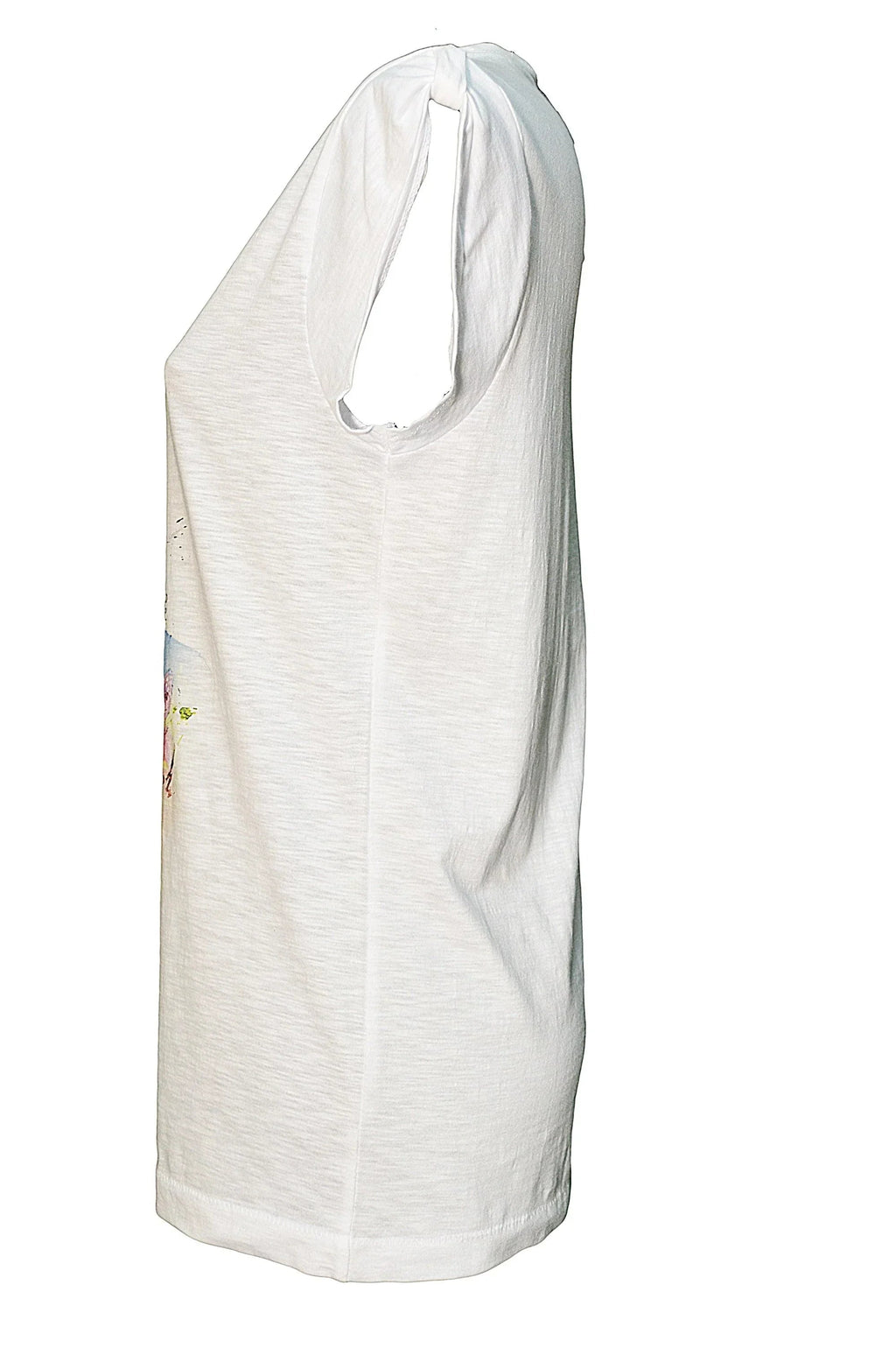 T-shirt Donna Slub "Stai Sereno" 100% Cotone Eco